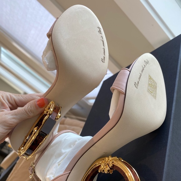 Dolce & Gabbana DG Baroque Sandals Heels 38 - Picture 7 of 9